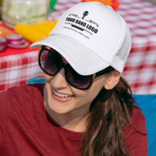 Casquette Votre logo de bande - Choisissez votre couleur