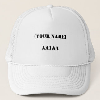 CASQUETTE (VOTRE NOM) AA1AA