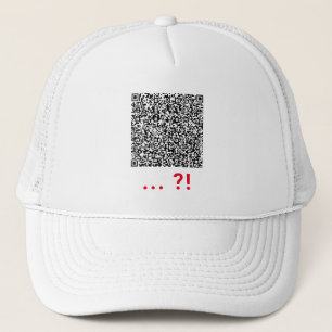 Casquette Votre QR Code Scan Info Fun Personnaliser Trucker