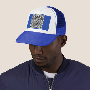 Casquette Votre QR Code Scan Info Trucker Chapeau Choisir la