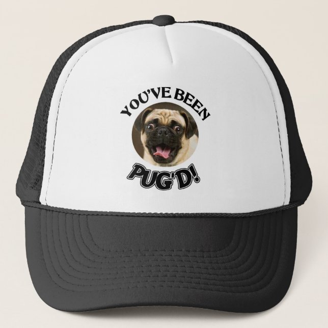 CASQUETTE VOUS AVEZ ÉTÉ PUG'D ! - CHIEN DRÔLE DE CARLIN (Devant)