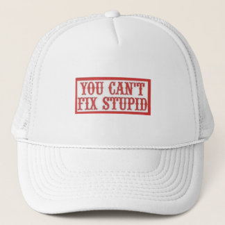 Casquette Vous ne pouvez pas fixer stupide