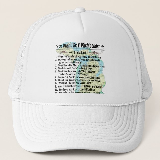 Casquette Vous Pourriez Être Un Michigander Si : (Devant)