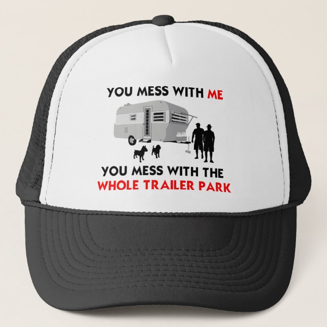 Casquette Vous salissez avec moi, vous salissez avec tout le (Devant)