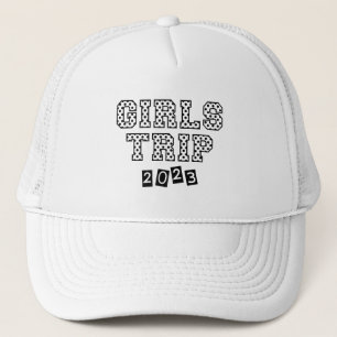 Casquette Voyage de filles 2023 Week-end de vacances pour fi