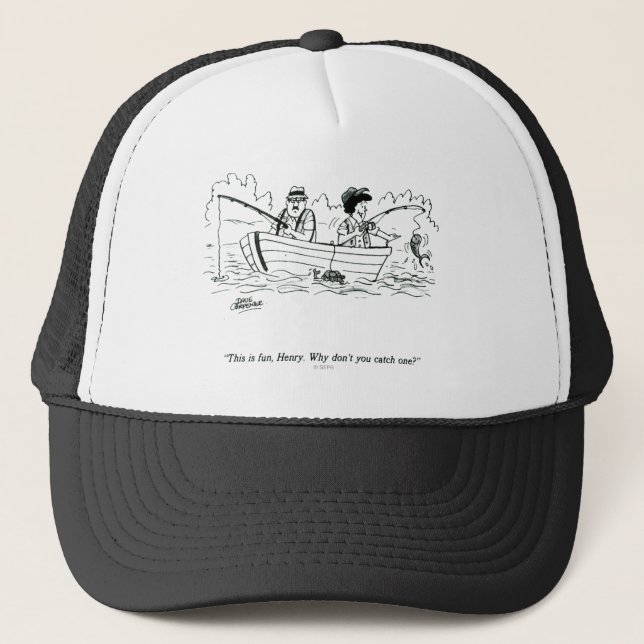 Casquette Voyage de pêche (Devant)