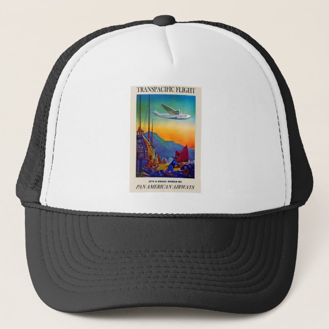 Casquette Voyage transpacifique vintage (Devant)