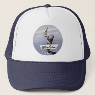 Casquette Voyage vintage Excelsior Hôtel Zurich Suisse