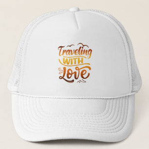 Casquette Voyager avec amour - Cadeaux de voyage pour les co