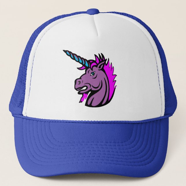 Casquette Vrais chapeaux de licorne de vêtements pour hommes (Devant)