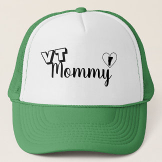 Casquette VT Mommy Love Trucker Chapeau, Maman Cadeau Vermon