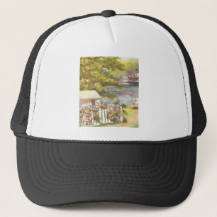 Casquette vue du port de stonington