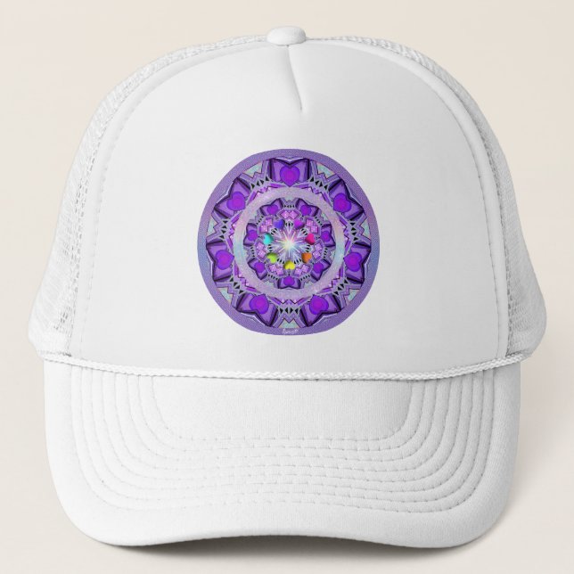 Casquette W2 pourpre (Devant)