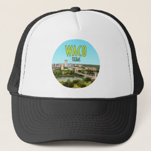 Casquette Waco Texas Brazos River Centre-ville Vintage