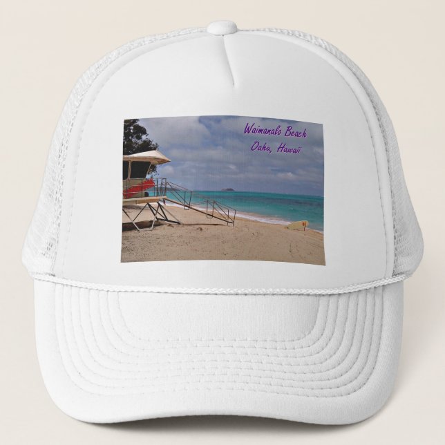 Casquette Waimanalo beach Hawaii (Devant)