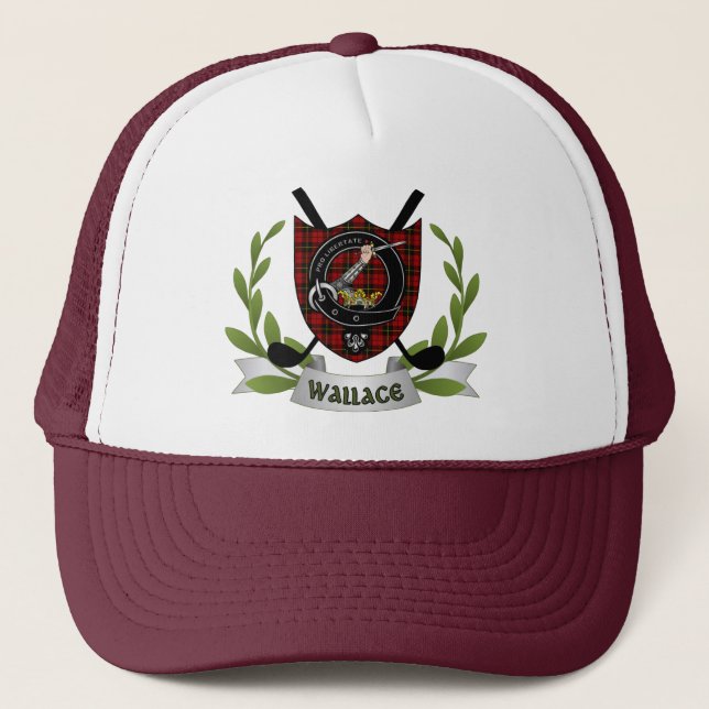 Casquette Wallace Clan Badge & Tartan Golf (Devant)