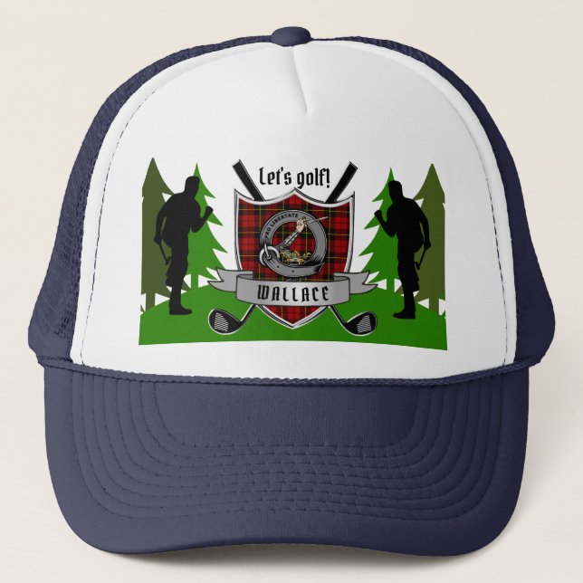 Casquette Wallace Insigne personnalisé Clan Golf (Devant)