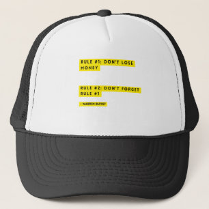 Casquette Warren Buffet - Ne perdez pas d'argent