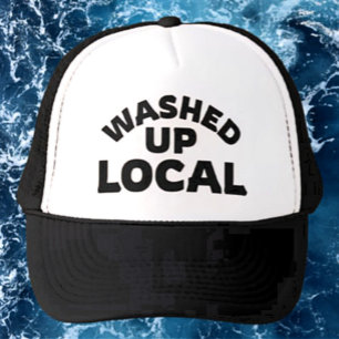 Casquette Washed Local   Chapeau de camion amusant