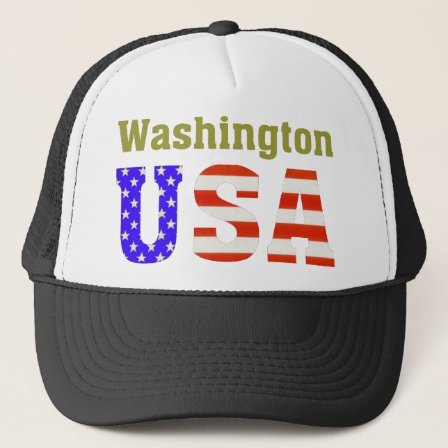 Casquette Washington Etats-Unis ! (Devant)