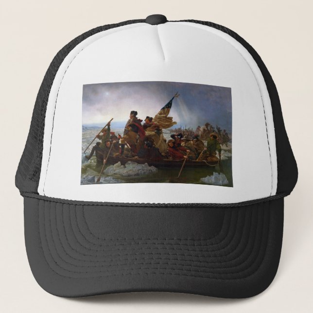 Casquette Washington Traverser le Delaware par Emanuel Leutz (Devant)