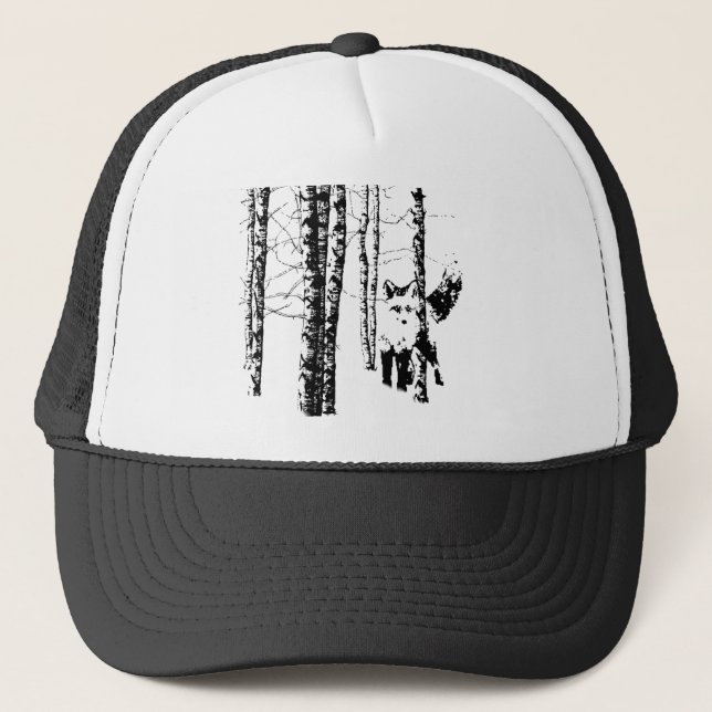 Casquette Waterton Fox Animal Forest Wildlife Art (Devant)