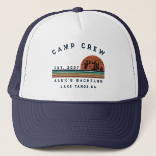 Casquette Week-end de camping personnalisé pour enterrement
