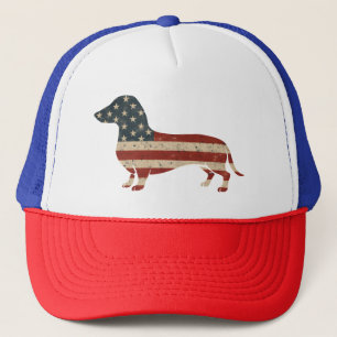 Casquette Weenie Le Peuple Dachshund 4 juillet