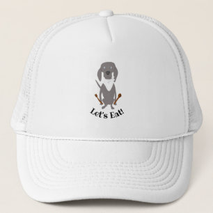 Casquette Weim Chef Weimaraner Gray Ghost Chien Cook