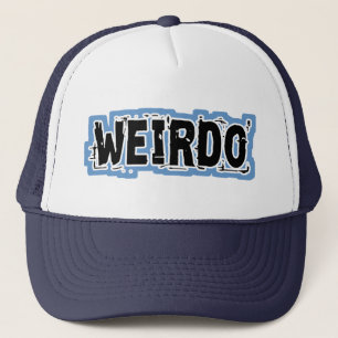 Casquette WEIRDO - Arrière - plan bleu