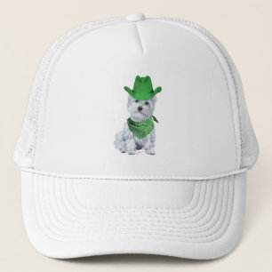 Casquette Westie Cowboy en Vert