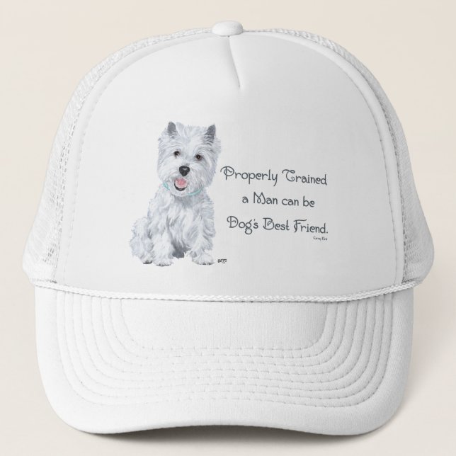 Casquette Westie Mots de sagesse (Devant)