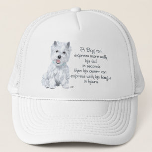 Casquette Westie Wisdom - Wagging Tail ou Tongue?