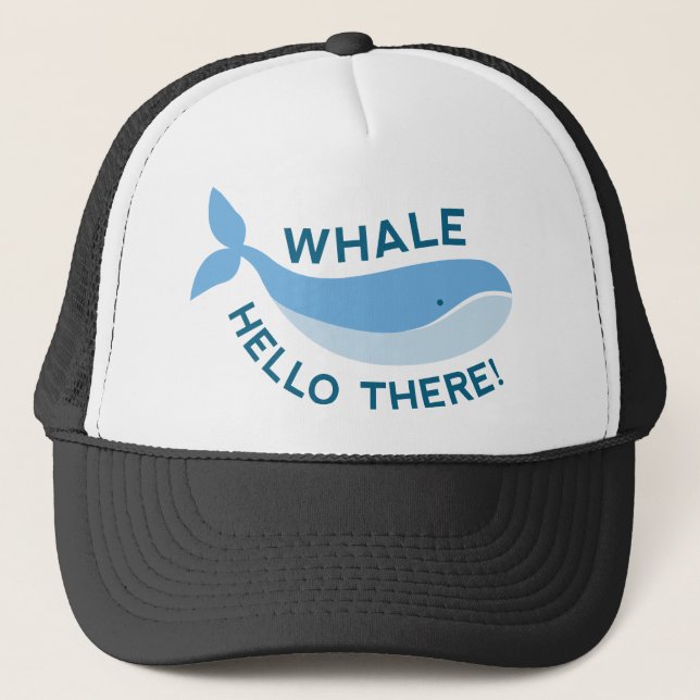 Casquette Whale Bonjour Là ! (Devant)