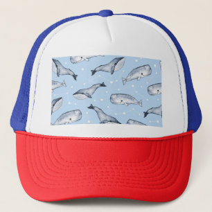 Casquette Whale Wonders : Aquarelle Starry Sky