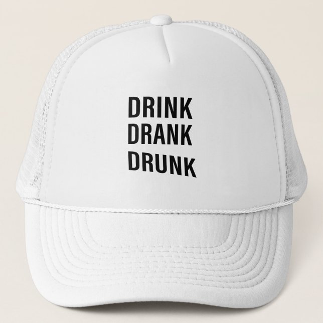 Casquette Whiskey cite d'amusants propos d'alcool (Devant)