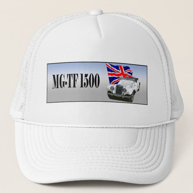 Casquette White MG TF (Devant)