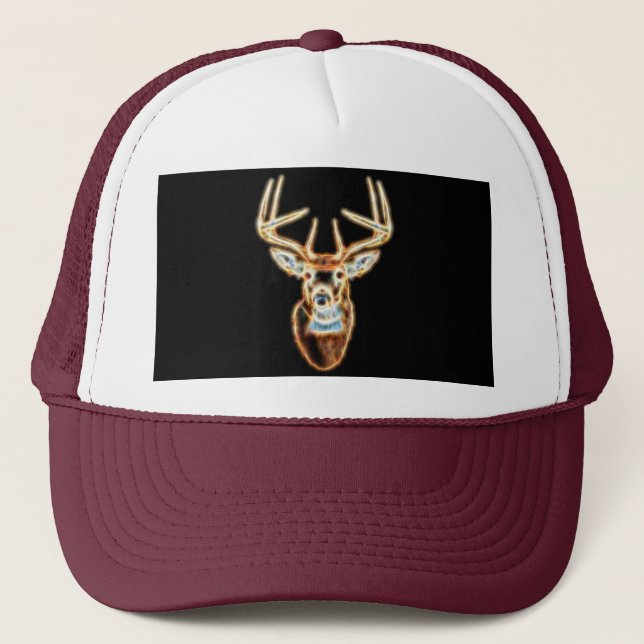 Casquette White tail Deer Head Energy Spirit (Devant)