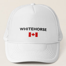 Casquette Whitehorse Canada Drapeau canadien couleur claire