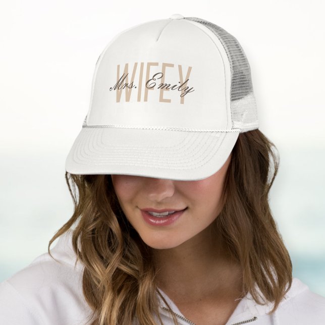 Casquette Wifey, personalized gift for wife, future Mrs. (Créateur téléchargé)