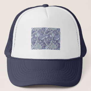 Casquette William Morris Windrush motif bleu floral