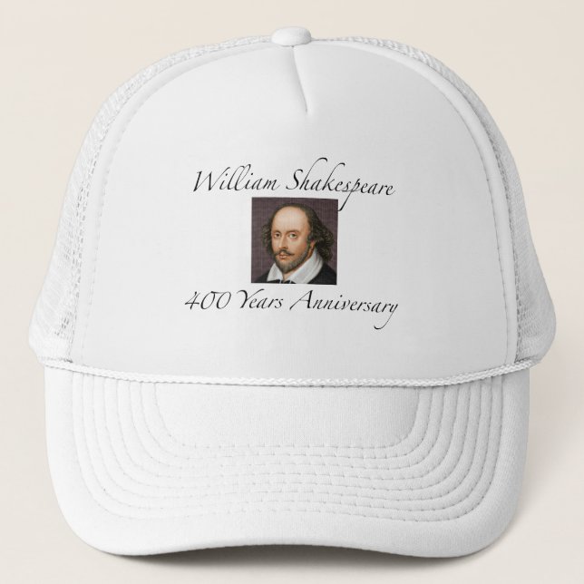 Casquette William Shakespeare 400 ans d'anniversaire (Devant)