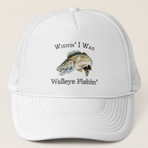 Casquette Wishin I Was Walleye Fishin
