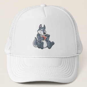 Casquette Wolf au Poker avec cartes de Poker