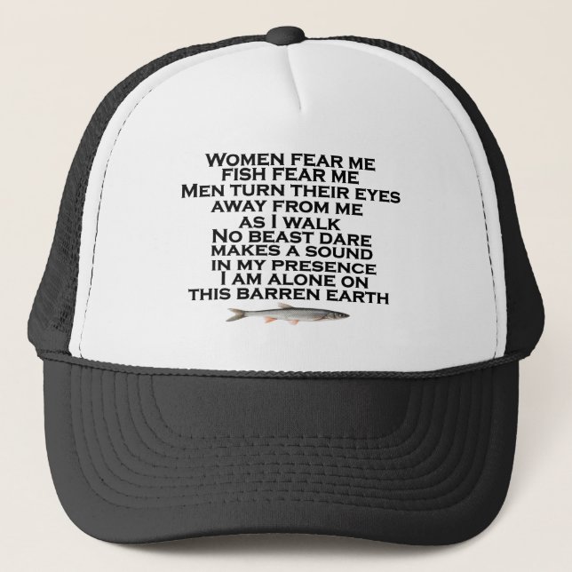 Casquette Women fear Me fish fear me Trucker Hat (Devant)