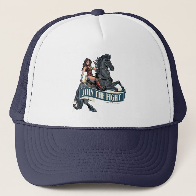 Casquette Wonder Woman on Horse Comic Art (Devant)