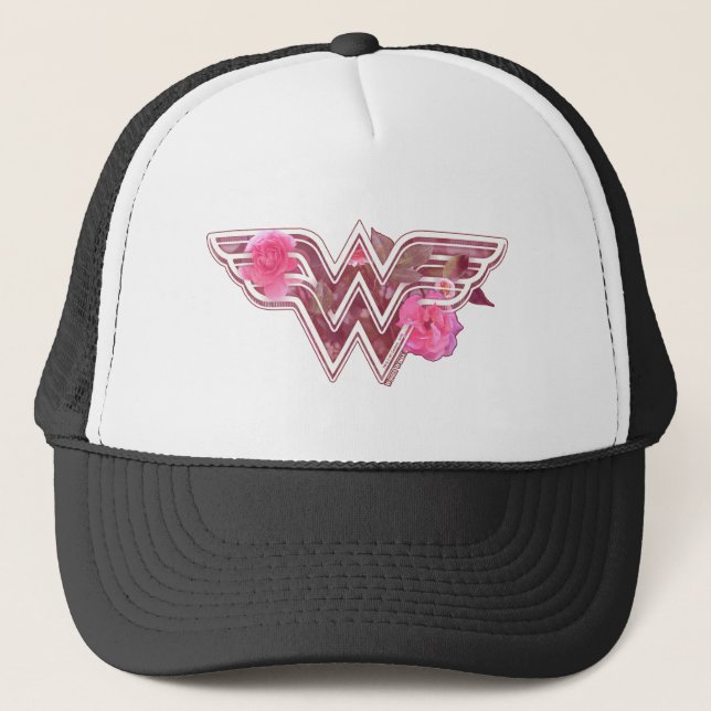 Casquette Wonder Woman Pink Camellia Flowo (Devant)