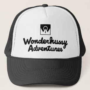 Casquette Wonderhussy Adventures Black Logo Trucker Hat