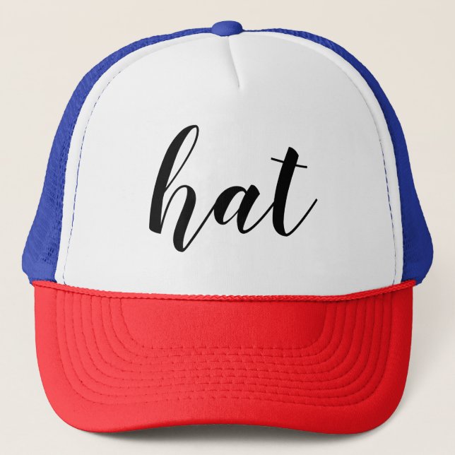 Casquette Word littéral Funny personnalisable (Devant)