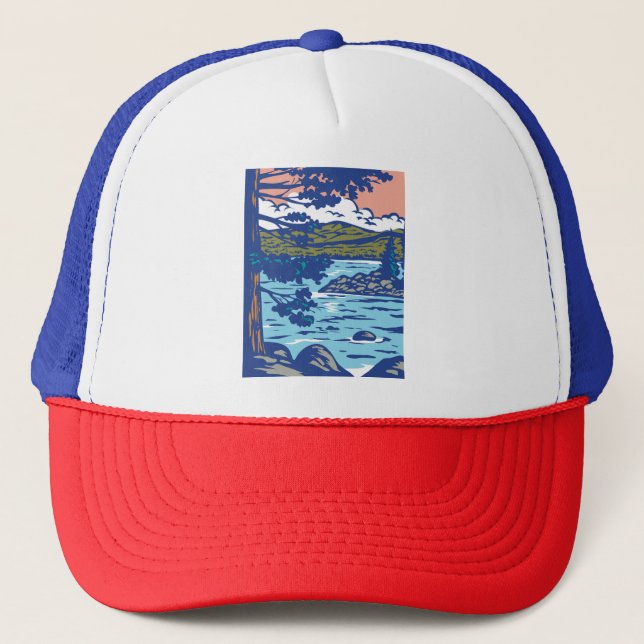 Casquette WPA Art Emerald Bay State Park à South Lake Tahoe (Devant)
